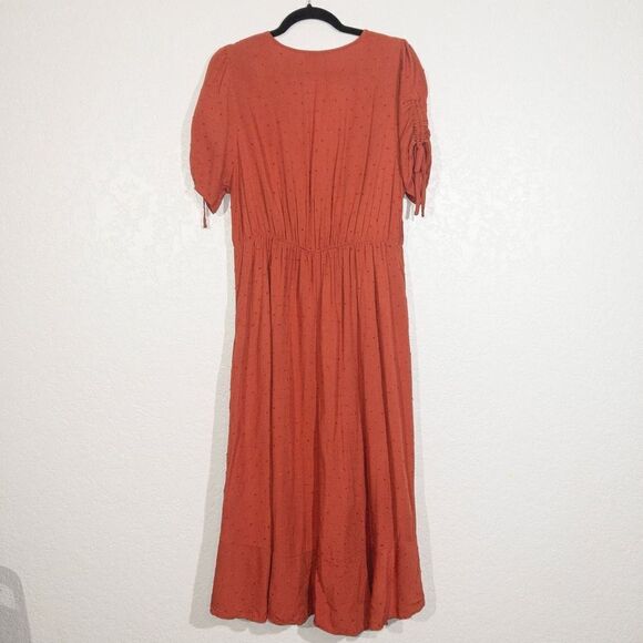 Torrid Acas Red Swiss Dot Linen Dress Size 0 / Large - Picture 11 of 11